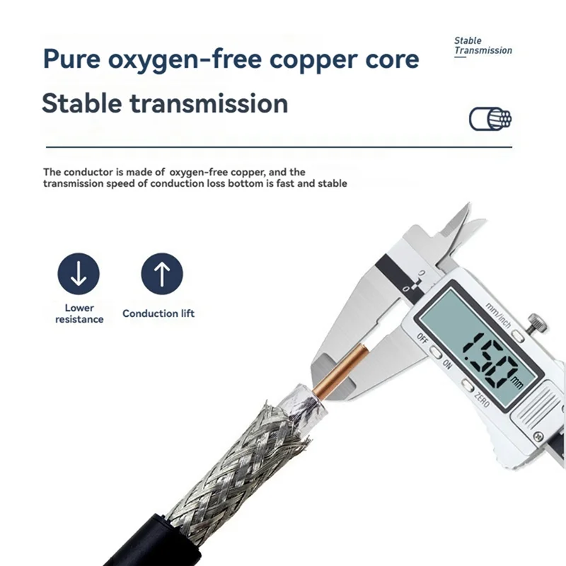 A42Z-20M RF Coaxial Communication Cable Low Loss Feeder Antenna Transfer Wiring For Antenna, And Satellite Applications
