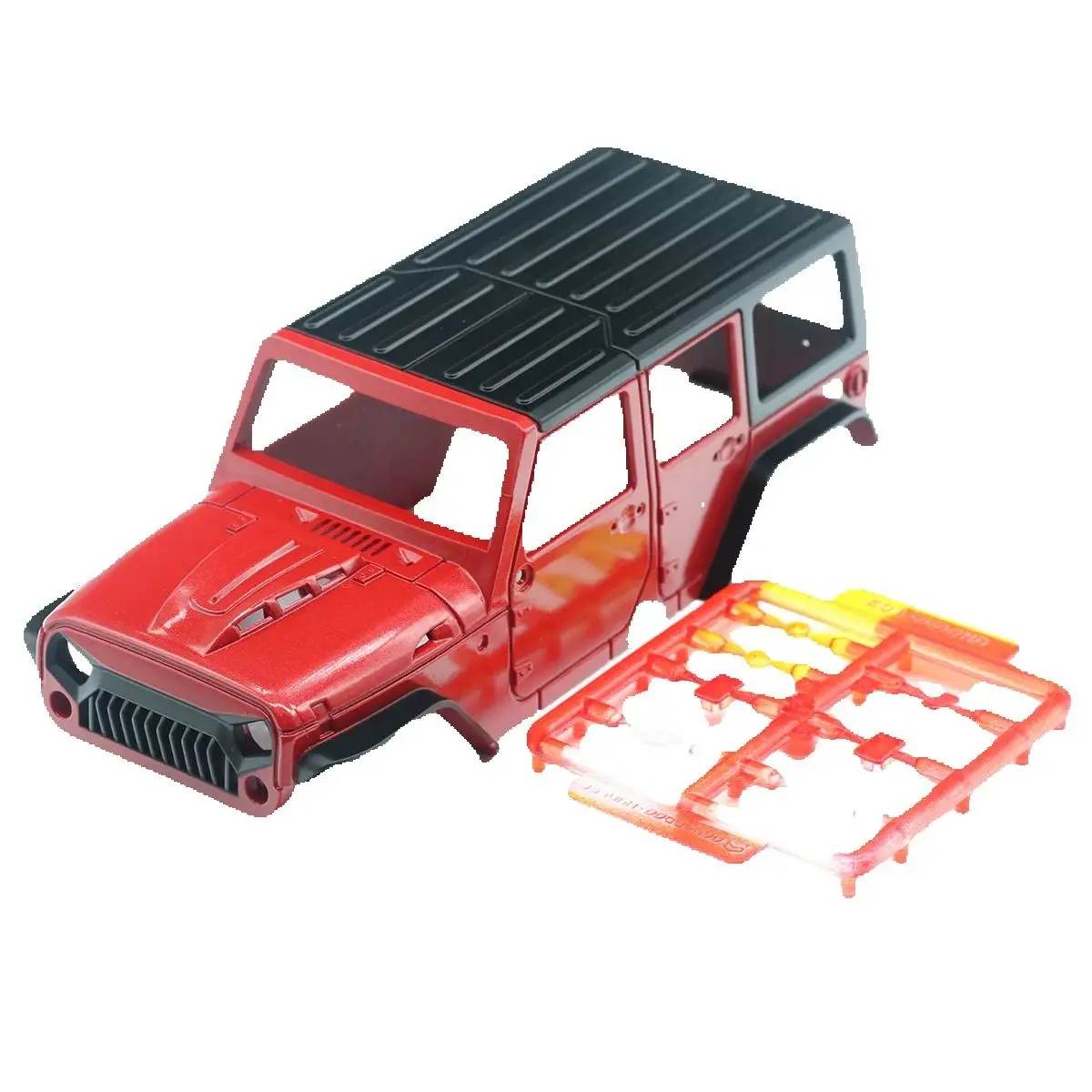 1/35 Rc Model Climbing Car Four Five Doors Hard Shell For Wrangler A01 Plastic Part