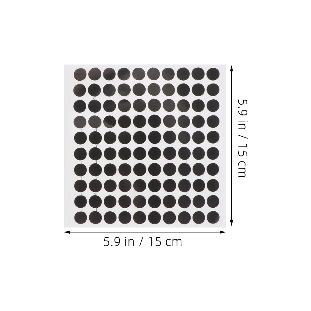 4Sheet Pool Table Black Dot Markers Round Sticker Patches for Billiard Felt Maintenance Snooker Training Equipment Competition