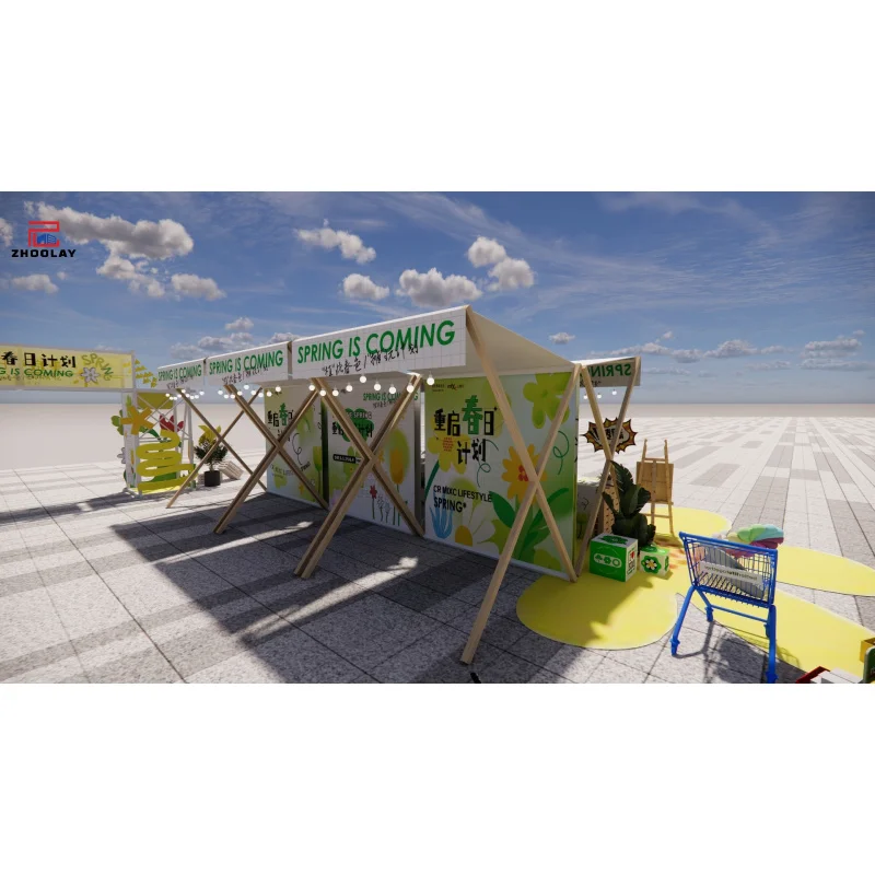 custom.Up Shop الحد الأدنى نمط كشك تجاري حامل الحدث كشك متجر المحمول