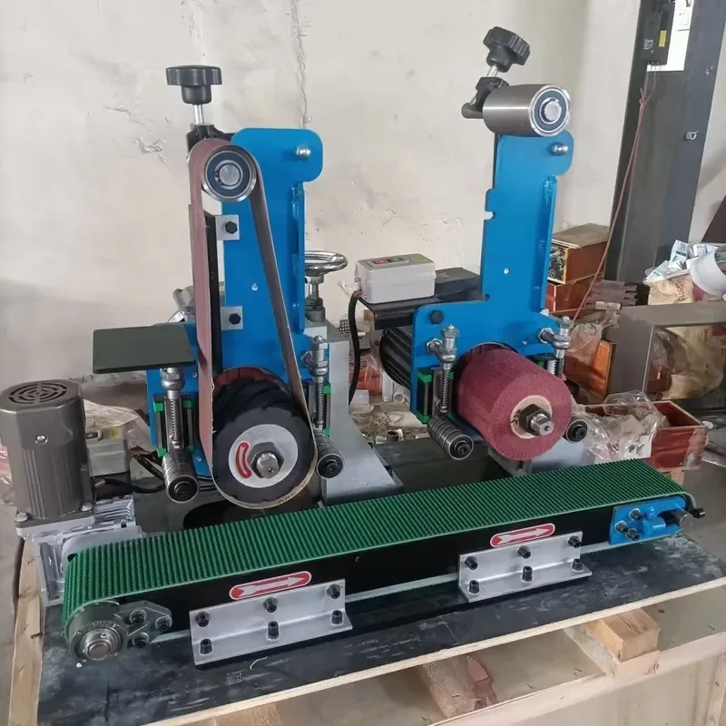 Stainless Steel Sheet Metal Deburring Polishing Machine with Core Motor Engine Gear Bearing Assembly