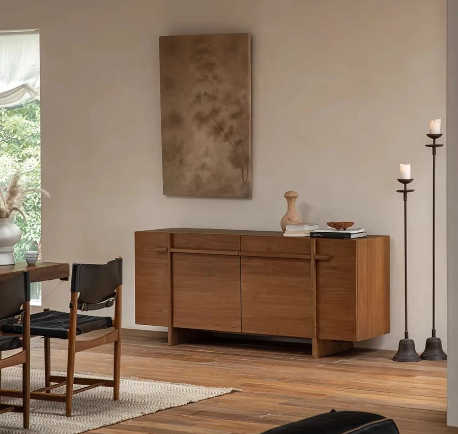 

Шкаф для хранения в спальне из цельного дерева для гостиной