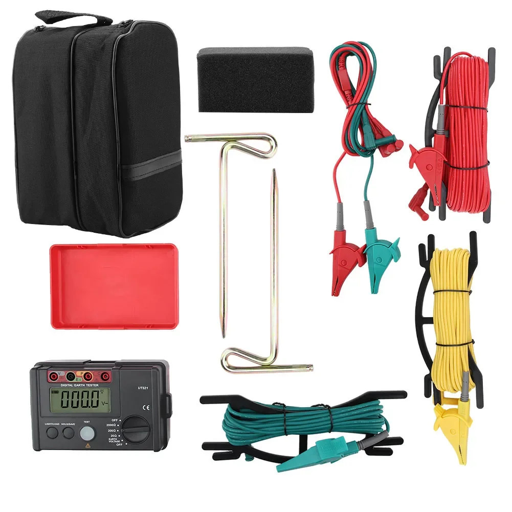 

2025 hot sale UT521 Digital Earth Tester Earth Ground Insulation Resistance Meter Ohmmet