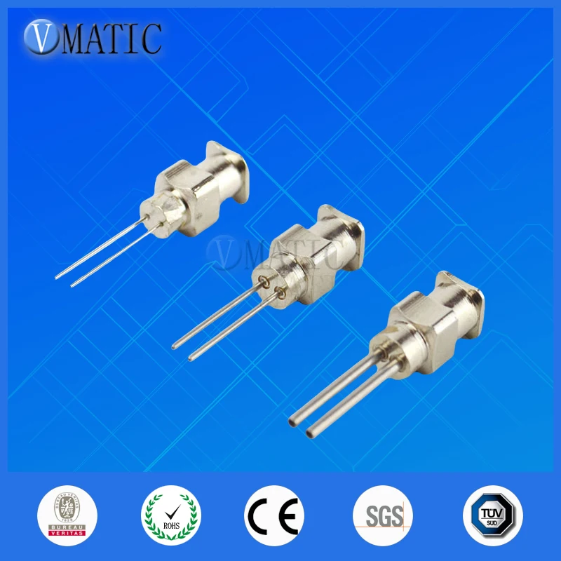 شحن مجاني 12 قطعة 1/2 بوصة 8G-27G نوع مزدوج جميع إبرة الفولاذ المقاوم للصدأ #1