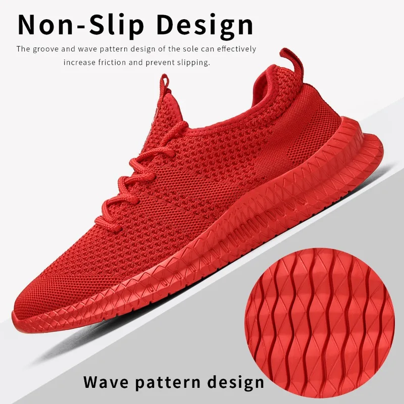 Mesh Breathable Casual Shoes for Women Comfortable Sneakers Anti-slip Outdoor Footwear Walking Flat Shoe Tennis Size 36-42