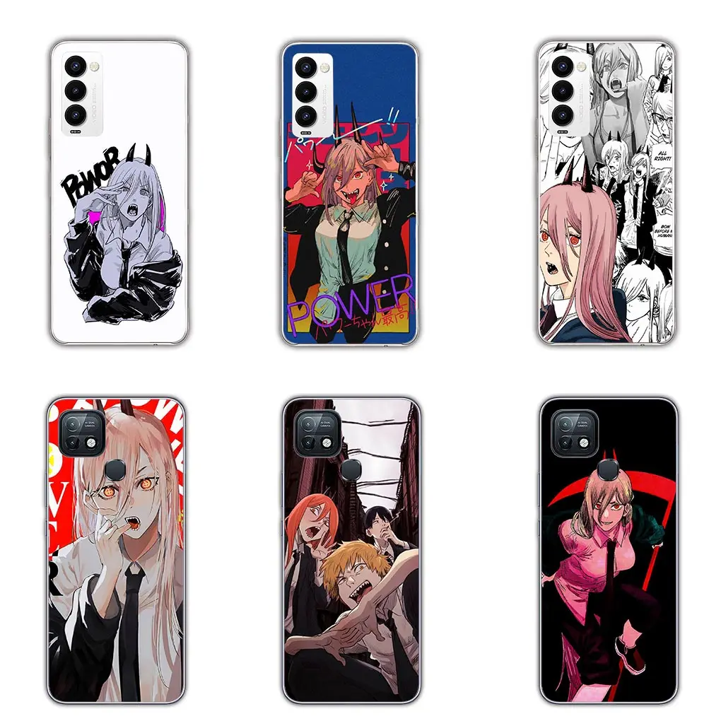 Tatsuki Fujimoto Chainsaw Man Gir for Motorola Moto G13 G14 G53 G54 G62 G72 G82 G84 E13 E20 G42 G32 G23 G22 G52 Phone Cover Case