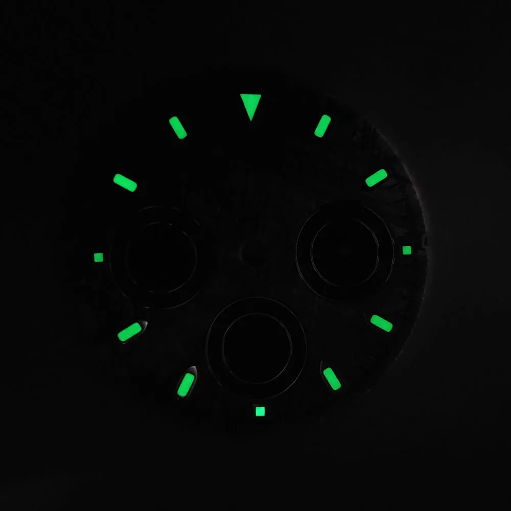 ل VK63 29 مللي متر الباندا الهاتفي ل VK 63 حركة الكوارتز مضيئة ساعة ملحق أجزاء أنيق ساعة رجالي مؤشر الاتصال 6-الأيدي