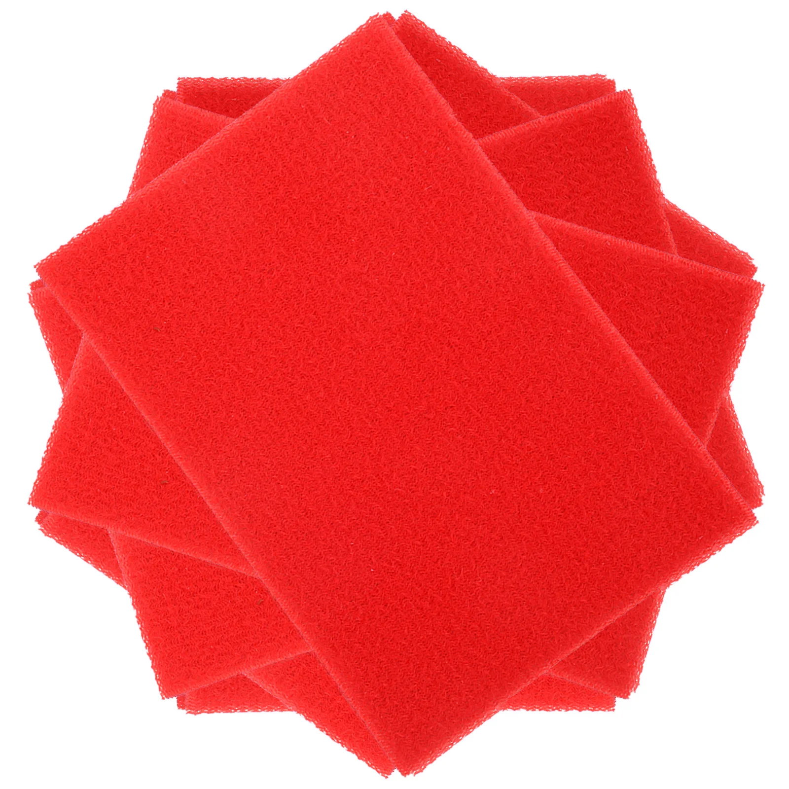 

10Pcs Sandpaper Sponge Flocking Backing Polishing Sanding Block Washable Durable Pads for Wood Metal Plastic Drywall