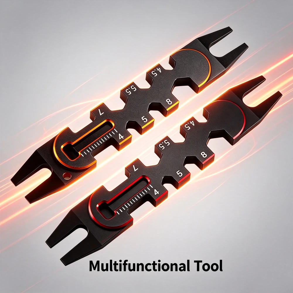 Easy Use RC Aluminum Ball Link Remover 4 4.5 5 5.5 7 8mm Tie Rod Adjust Wrench Repair Tools For RC Crawler Buggy TRX4 SCX10