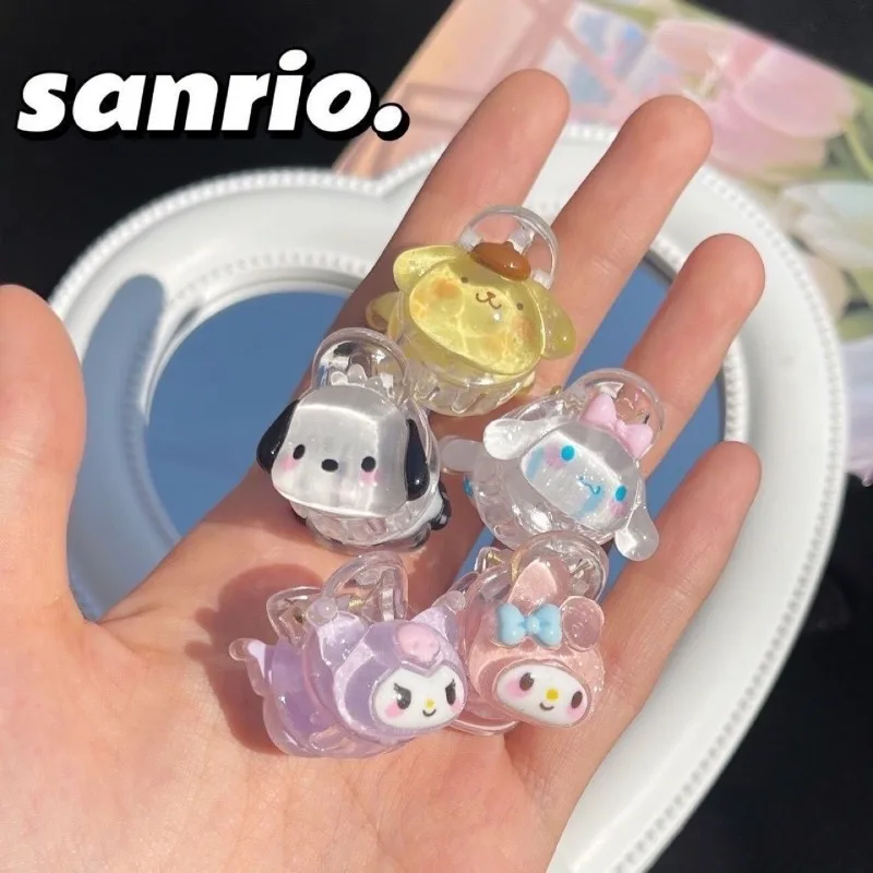 

Sanrio Kuromi Small Grab Clip Bangs Hair Clip Cartoon Hair Accessory Barrett Anime Character My Melody Cute Girsl Birthday Gifts