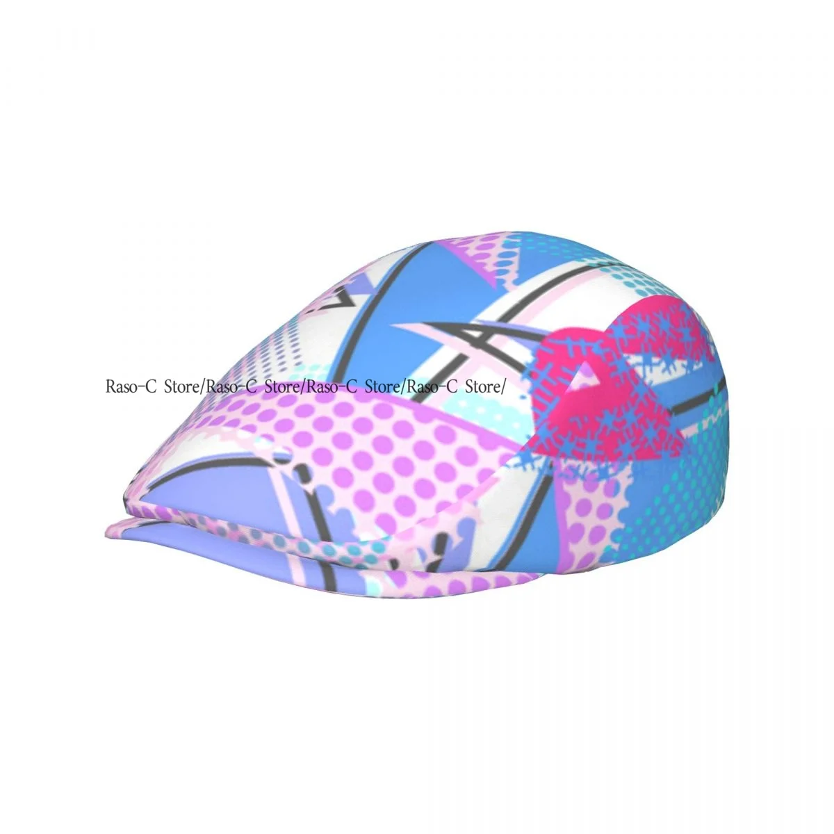 Flat Cap Men Women Newsboy Cap Abstract Dots Geometric Igures Driving Bunnet Ivy Hat Bakerboy Hat Spring Summer Boina