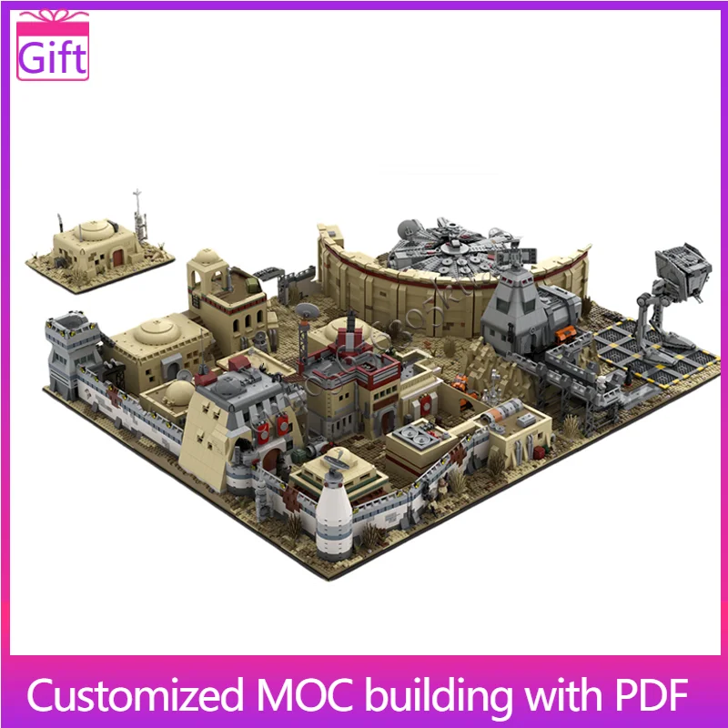 

1392 детали MOC, крупномасштабная архитектурная модель, модульные строительные блоки «сделай сам», детская сборка, демонстрационные игрушки, праздничные подарки-сюрпризы