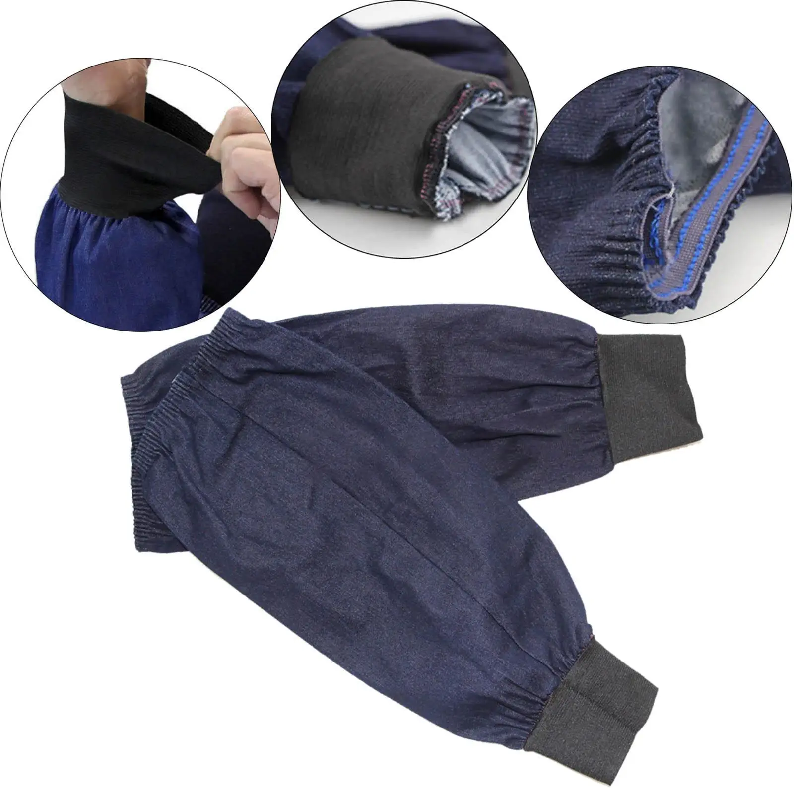 Durable Cloth Welding Sleeves Extended Design Flame Resistant Secure Fit for Men Women Welding