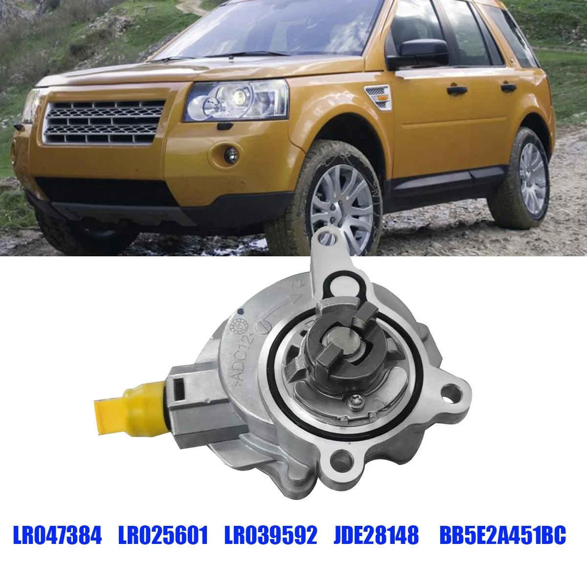 2.0L Booster Brake Vacuum Pump LR047384 for Land Rover Freelander 2 Range Rover Evoque Discovery Sport Jaguar Ford Volvo image 4