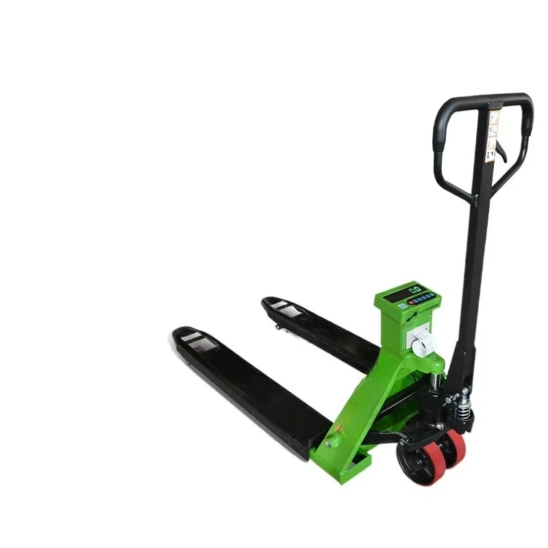 Electronic scale forklift truck new 2.5 tons weighing manual hydraulic truck anti-seismic gauge head hand pressure trailer