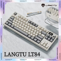 Langtu Lt84 Mechanical Keyboards 2.4g Wireless Bluetooth Wired 3 Mode Gaming Keyboard Customized Game Accessories E-sports Gifts