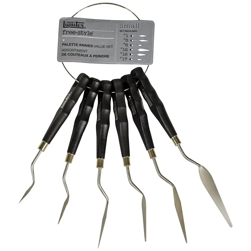 

Professional Freestyle Traditional Knives 6-Piece Ring Set