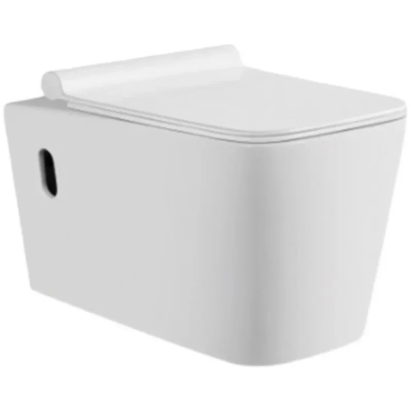 

#Wall-Mounted Toilet Small Apartment Wall-Mounted Toilet Wall Drainage Square Hanging Embedded Wall