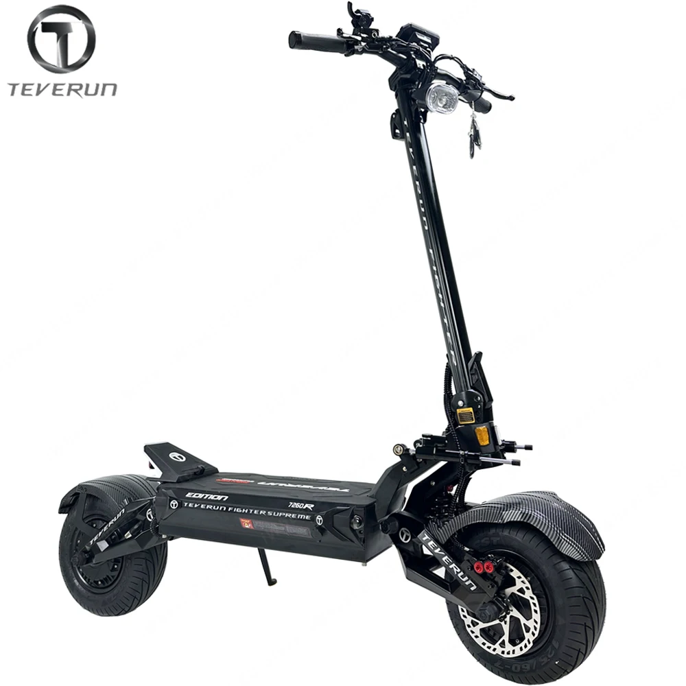 2024 Newest Teverun Fighter 7260R 72V 60Ah Peak Power 10000W Motor APP Version With GPS PKE Function Electric Scooter