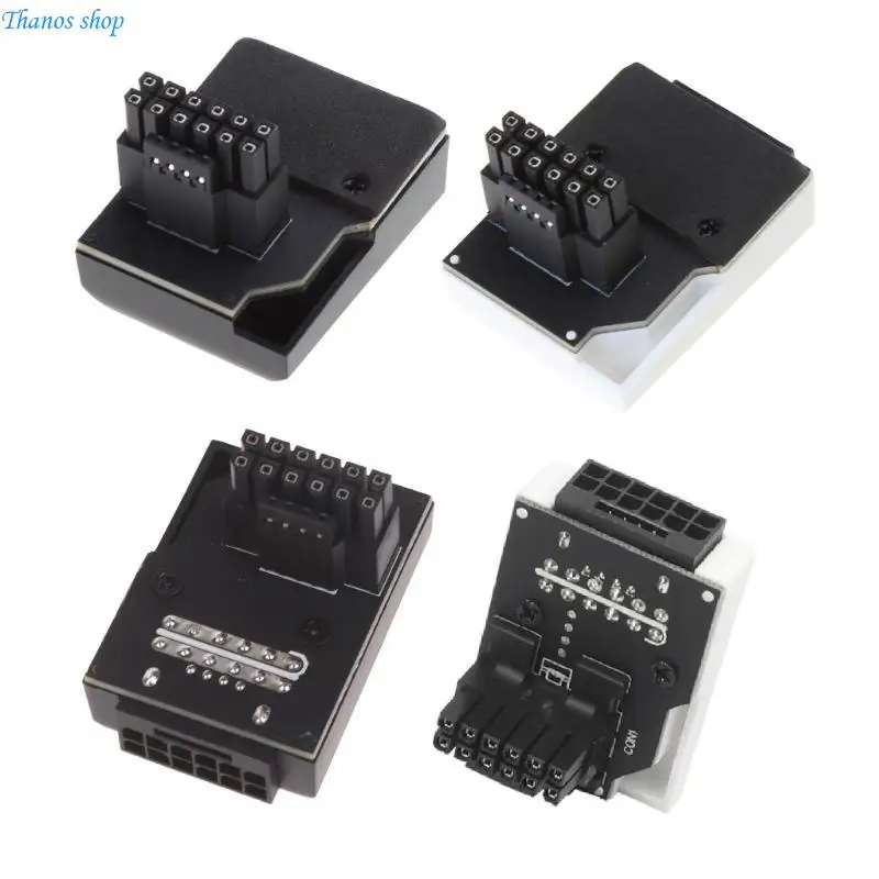 

ATX3.0 12VHPWR 12+4 16Pin Male to Female 90° Right Angled Connector Power Supply Adapter for PCI-e5.0 Graphics Card X37A