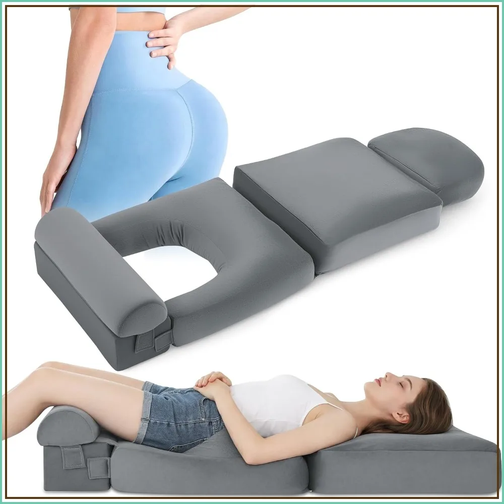Adjustable BBL Recovery Seat Cushion After Surgery - Soft Support Pillow for Sitting