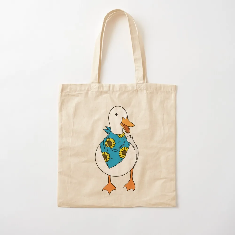 

Happy Duck Tote Bag hand bag ladies the tote bag Canvas stote Canvas Tote