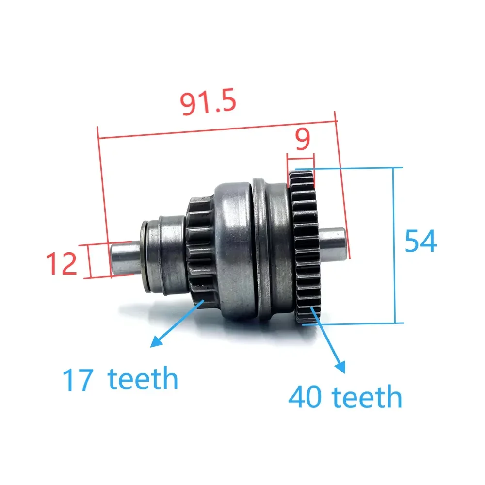 Pgs 2pcs Bendix Starter Clutch For Stels 500 Xinyang Atv500 Kazuma Jaguar 500cc Lu018282 Cectek 40196001e 192mr-1001300 Lu028123 2