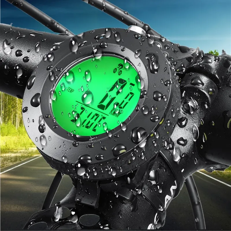Wireless Bicycle Computer Bike Speedometer Backlight Waterproof Luminous Cycling Odometer Outdoor Bike Stopwatch