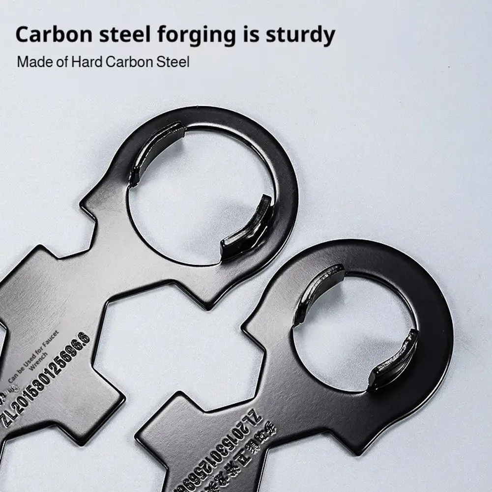 Multi Function Shower Faucet Valve Wrench For Household Plumbing Repair Tool Carbon Steel Bubbler Spanner Accessory