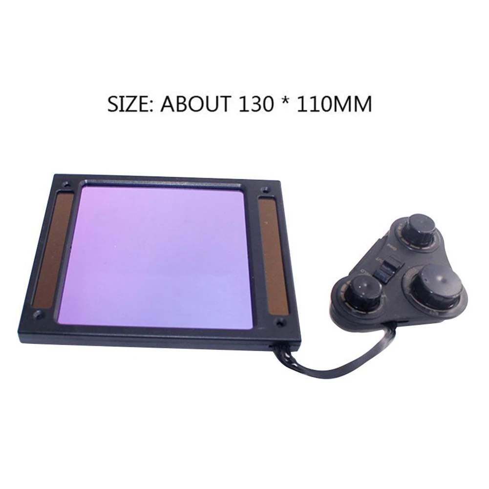 1PCS Solar Auto Darkening Welding Helmet Lens 5.12x4.33 Inches DIN15 Filter Lens Automatic Dark Filter Welding Protective Parts