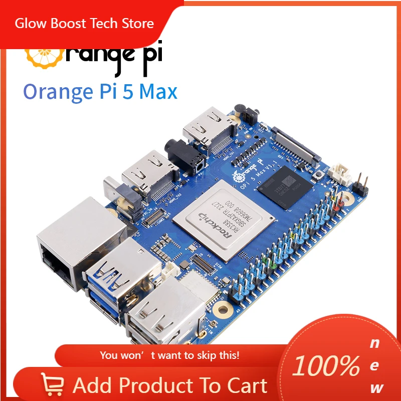 Orange Pi 5 Max LPDDR5 Rockchip RK3588 WiFi+BT OrangePi 5 MAX