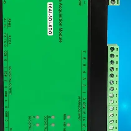 

16AI-8DI-6DO 16 Analog Input 8 Digital Input 6 Channel Relay Output Modbus RTU Industrial Automation Contorl Module Controller