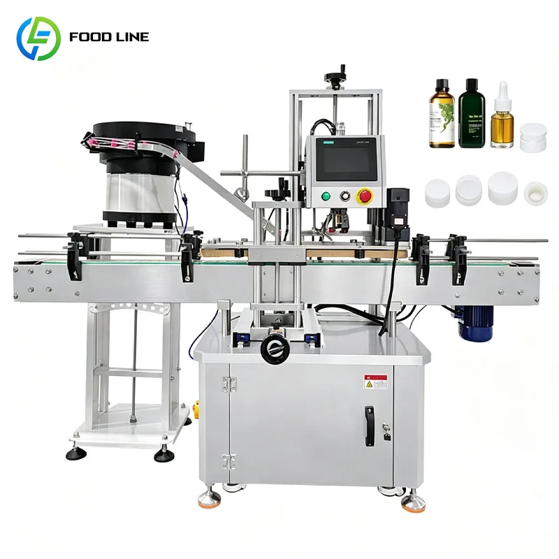 Bottle Capping Machine Automatic Cap Tightening Machine Screw Capper For Beverage Industry Customized