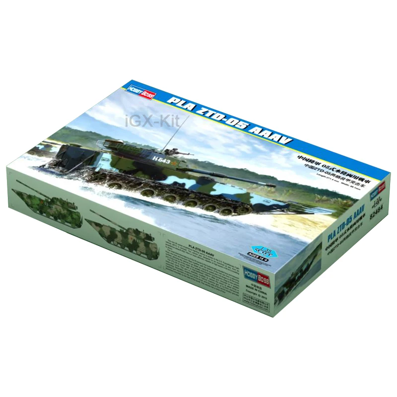 Hobbyboss ZTD05 1/35 ZTD-05 aav โมเดลยานยนต์สะเทินน้ำสะเทินบกรถของเล่นงานฝีมือชุดโมเดลพลาสติก