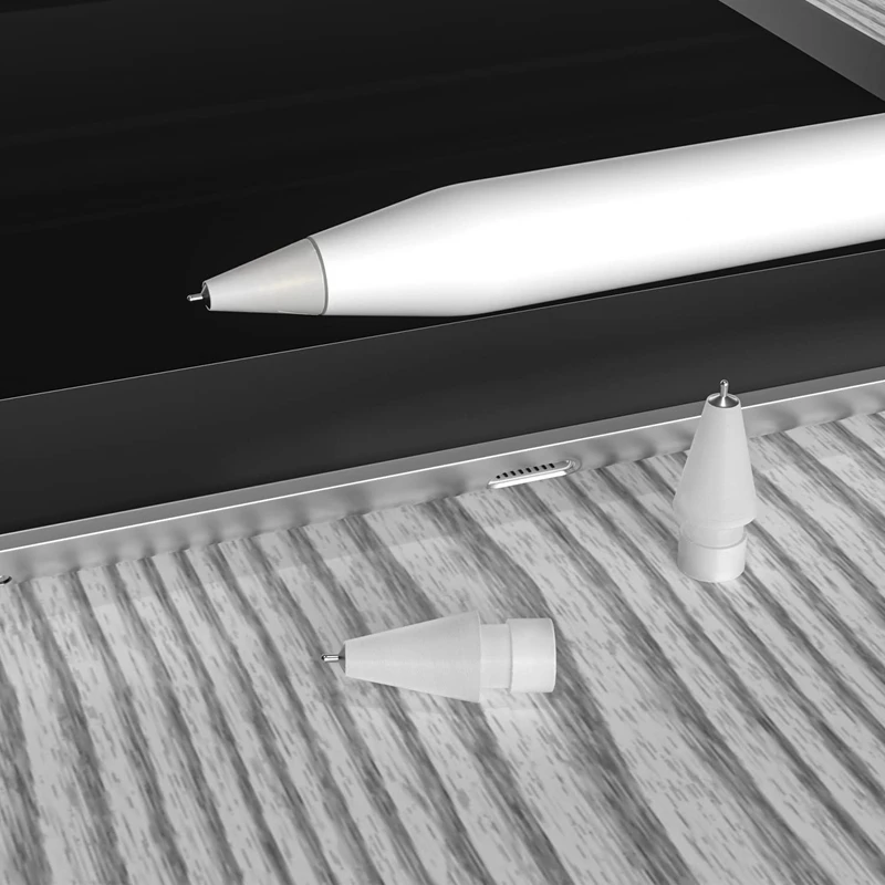 Bộ 2 Hộp Bút Chì Đầu Cho Bút Apple 1St Gen Và 2Nd Gen/ Ipad Pro Bút Chì, 1Mm Không Mặc Đi Mỹ Điểm Điều Khiển Chính Xác Ngòi