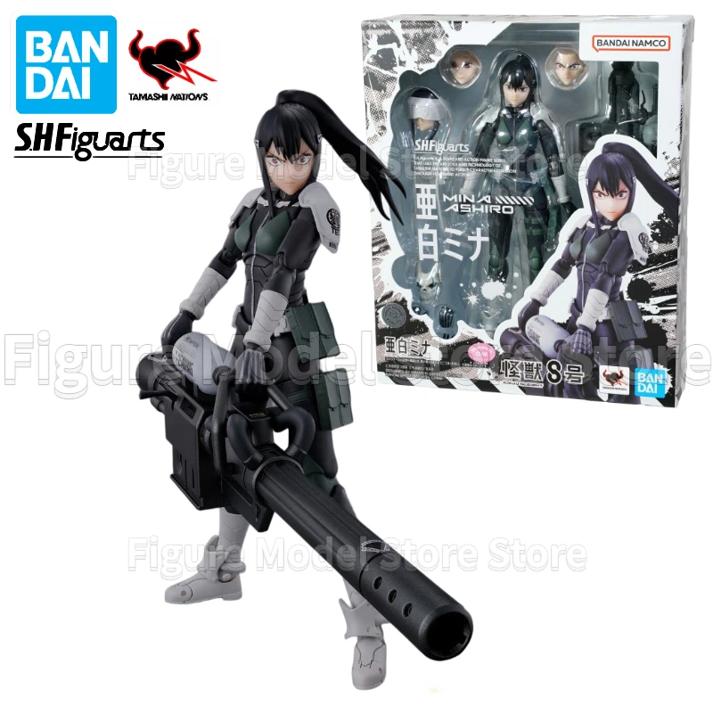 

In Stock 100% Original Bandai S.H.Figuarts SHF Kaiju No.8 Mina Ashiro Anime Action Figures Toys Models Collector