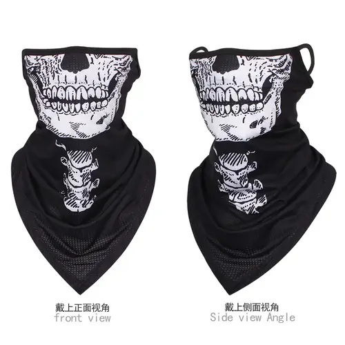 Multi-function Motorcycle Face Scarf Skull Masks Cycling Neck Gaiter Cover Mesh Tube Sport Sunscreen Men Women Bandana Balaclava - Image 8