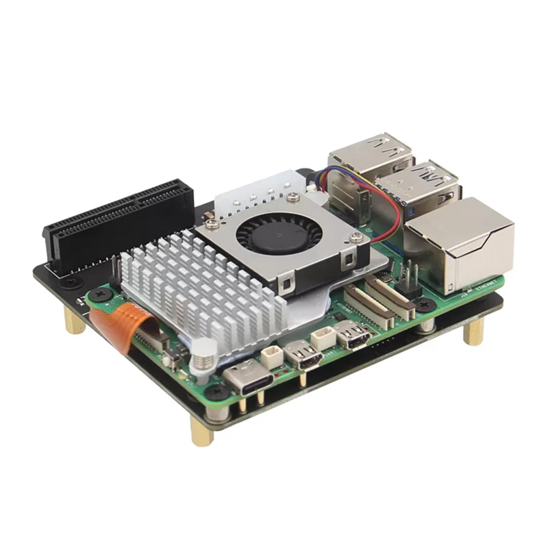 

-BOFF X1010 Pcie FFC Connector To Standard Pcie X4 Slot Expansion Board For Raspberry Pi 5