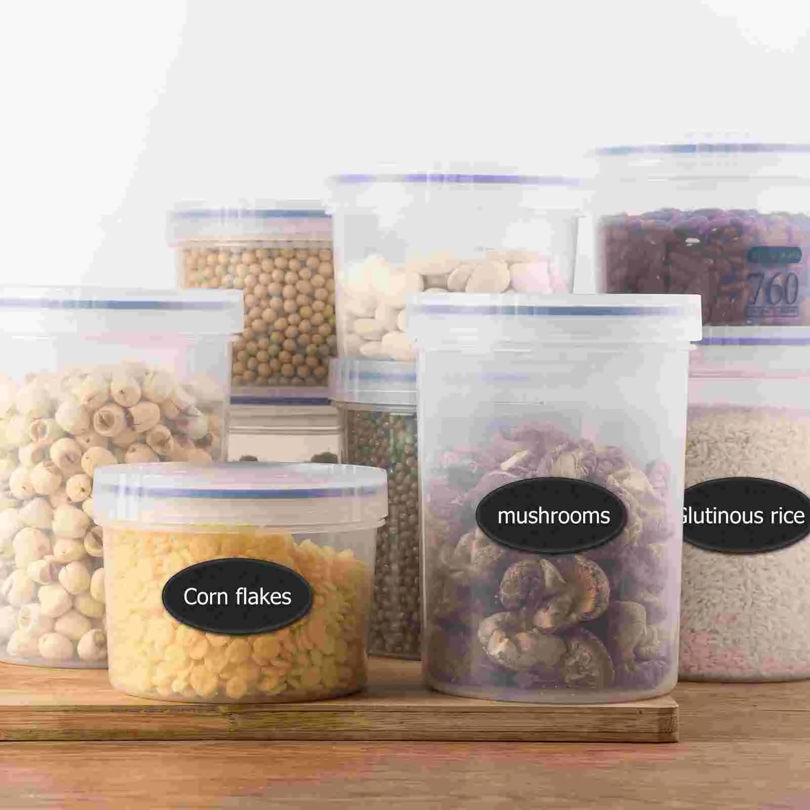 148 Pcs Castor Stickers Bulk Canned Goods Mason Jars Paper Classification Sealing