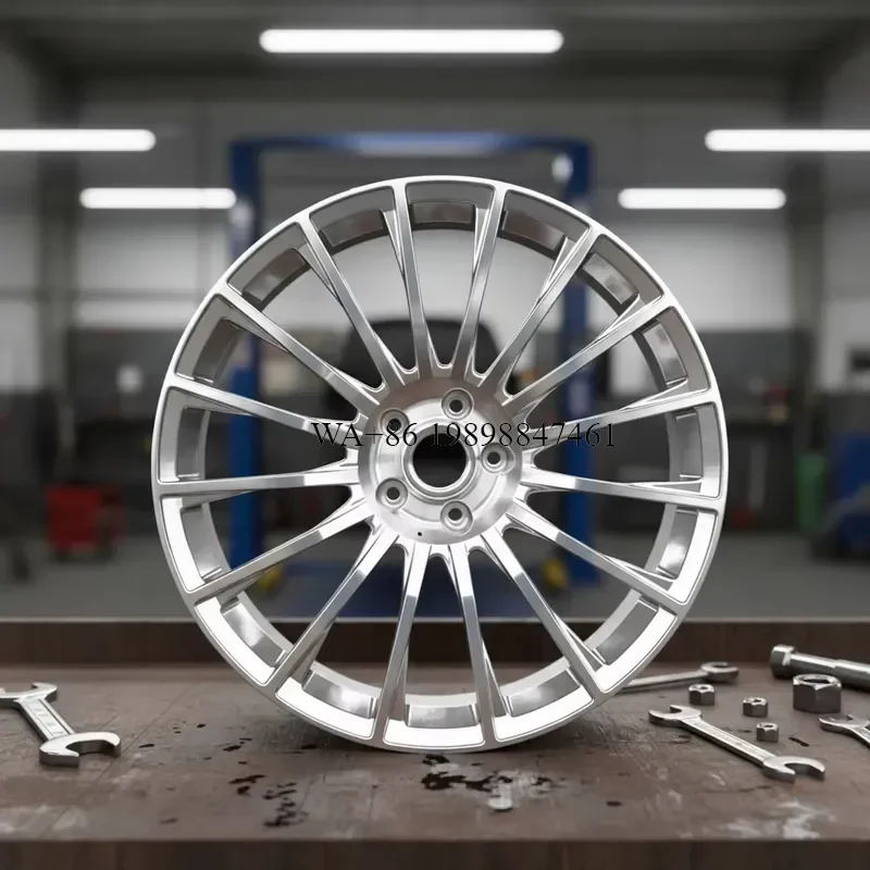 New HZR S65 20x8.5J 20x9.5J Et39 Five Spoke Forged Aluminum Alloy Silver Wheels for E Class Universal Fitment