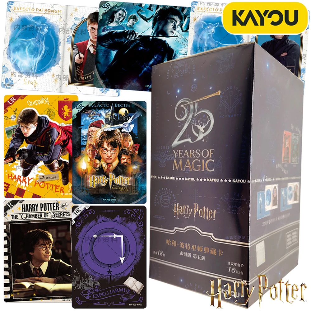 

KAYOU Official Harry Potter Limited Character Card Fans' Favorite Fantasy Adventure Growth Movie Protagonist Rare Card Table Toy