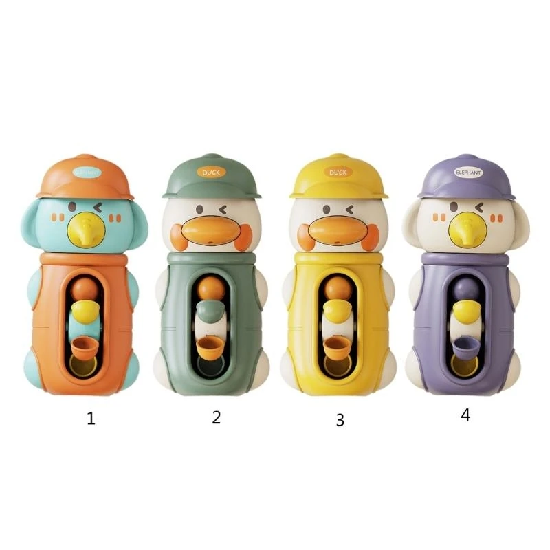 لعبة حمام الطفل، لعبة نوافير الحيوانات للأطفال الصغار، حوض الاستحمام، لعبة حمام السباحة الممتعة، 15UB