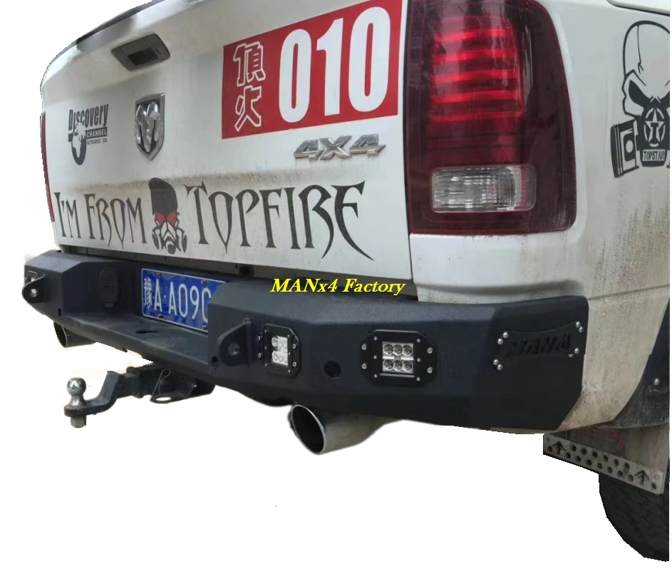 

TOP Off-Road Steel Rear Bumper for Dodge RAM 1500 Fourth Gen 09-18 DS