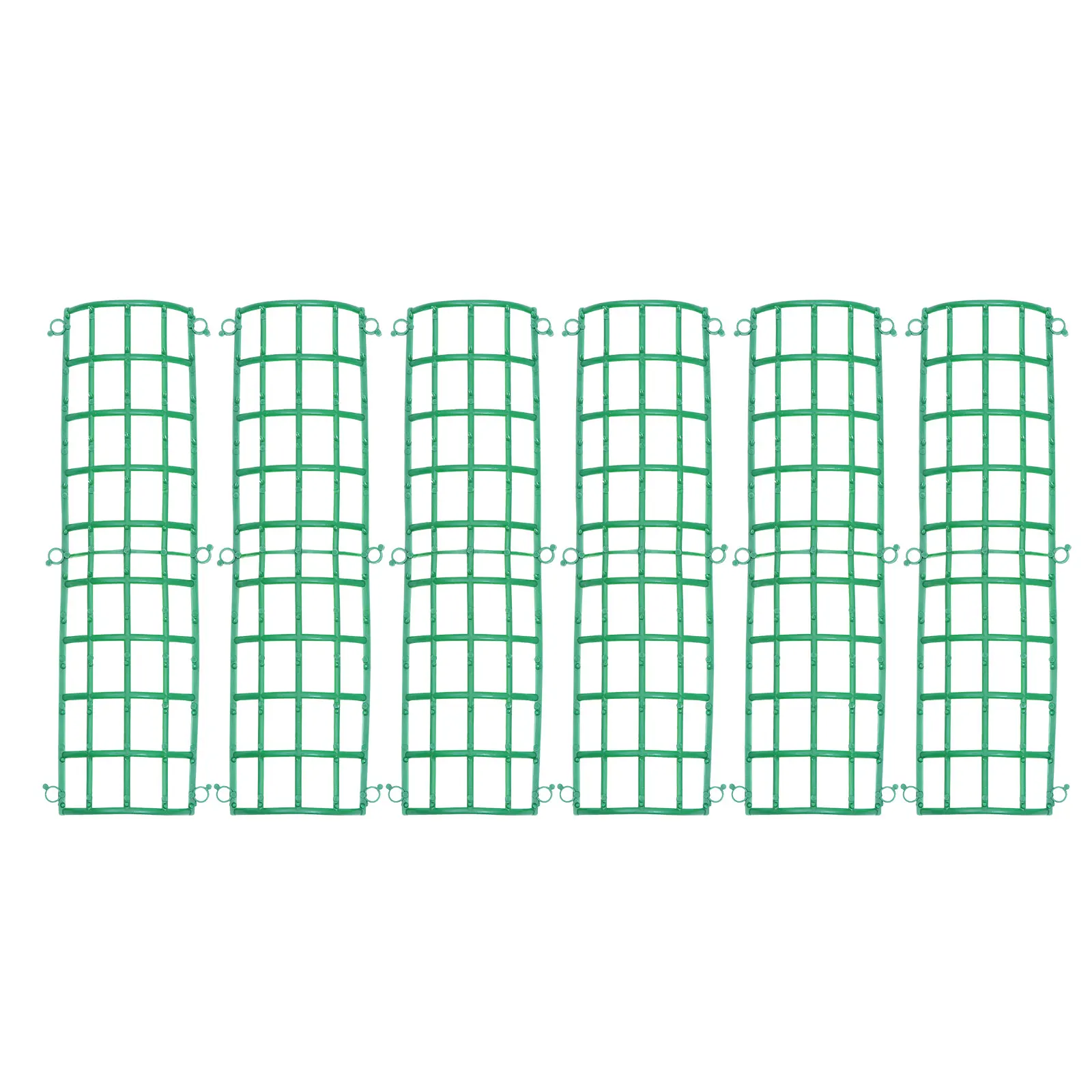 

6 Pcs Flower Arrangement Bases Plastic Frames for Wedding Wall Decor Durable Reusable Smooth Surface Grid Arranger