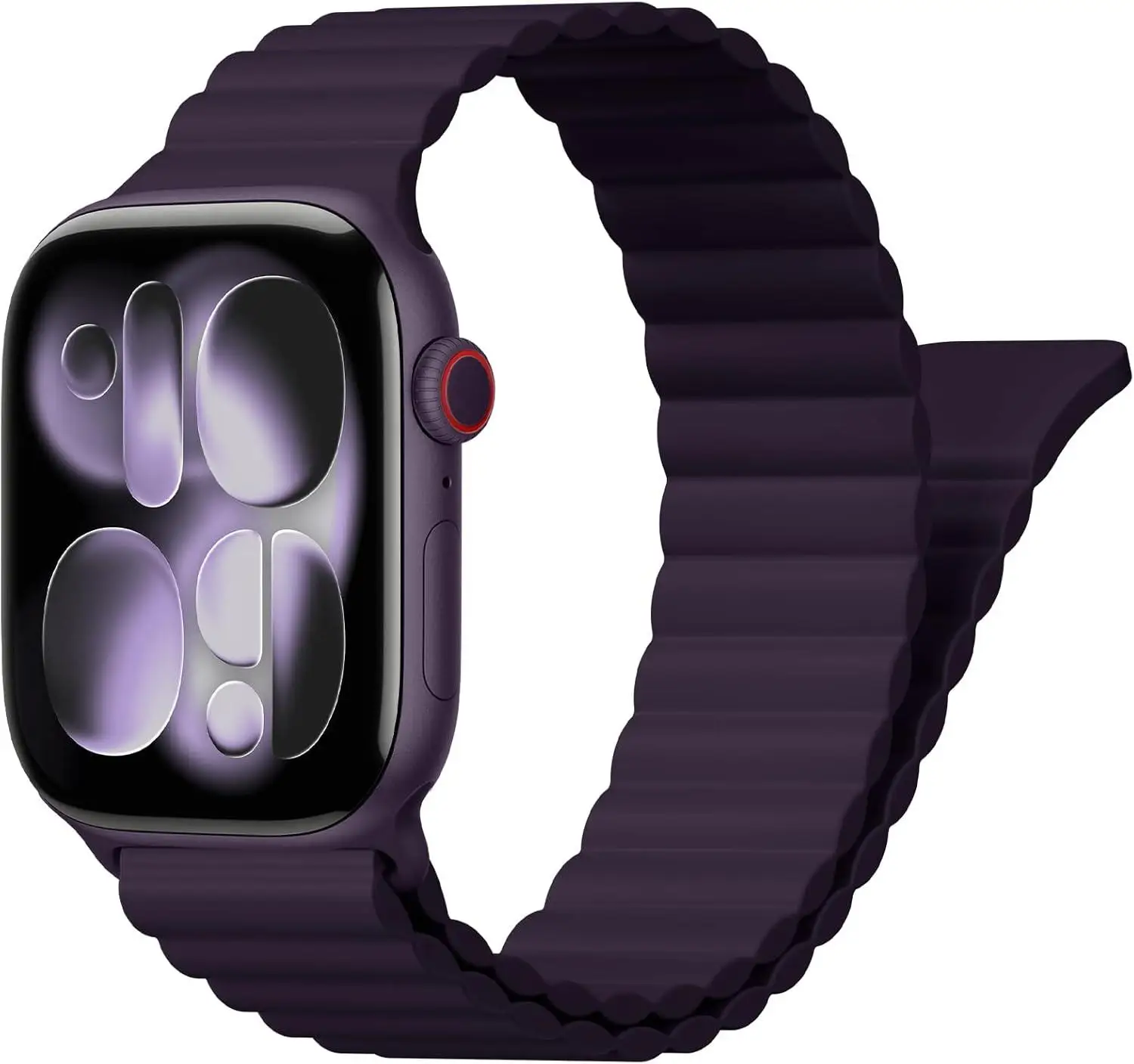 Magnetisches Silikonarmband für Apple Watch Bänder 40mm 41mm 42mm 44mm 45mm 46mm Serie 11 10 9 8 7 SE Ultra/3/2 49mm Sport-Armband