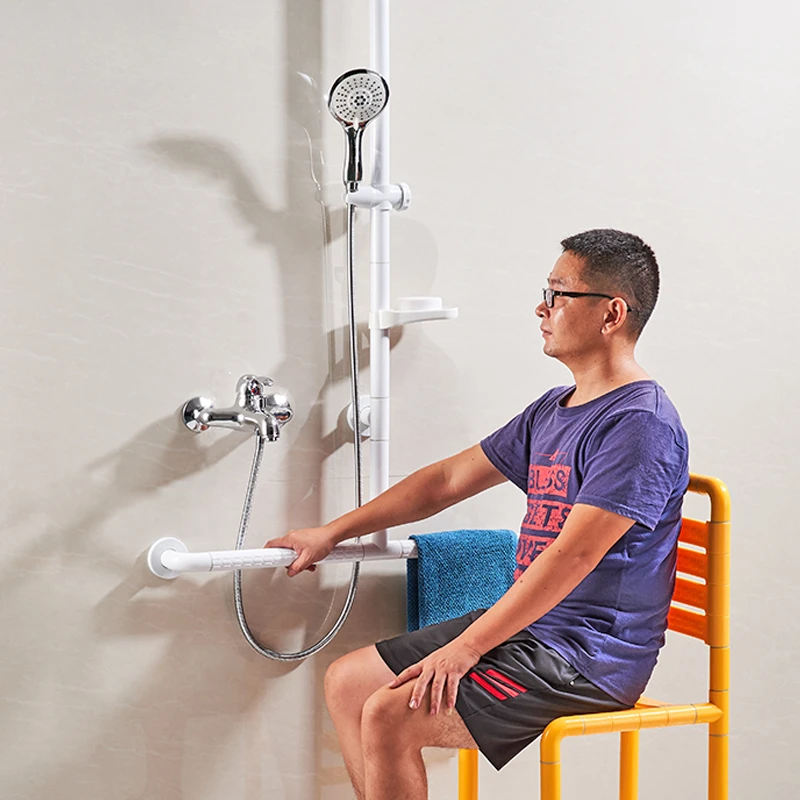 

Shower Room Barrier-free Handle Power Frame, Bathroom Grab Bars Toilet Safety Rails Anti-slip Anti-fall Elderly Shower Armrest