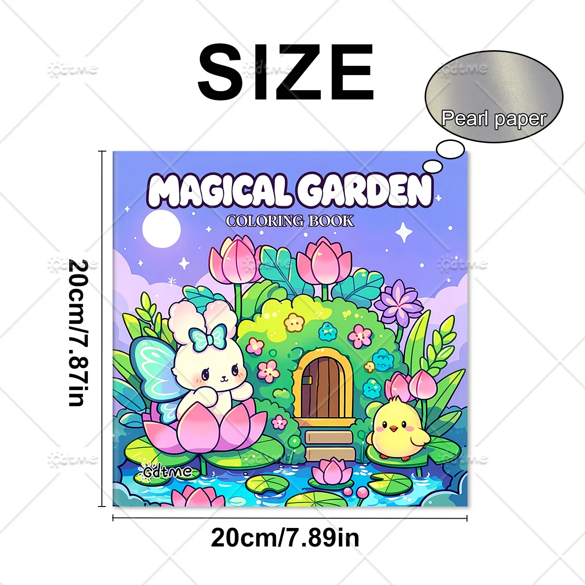 MAGICAL GARDEN Malbuch für Erwachsene mit niedlichen, gemütlichen täglichen Aktivitäten zur Entspannung (Cozy Spaces Coloring) – Detail 2