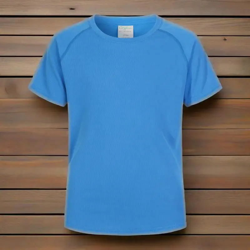 

Quick Dry Short Sleeves T-shirts for Kids Boys Summer Cooling Sunscreen Running Basketball Football Sports Wear for Children