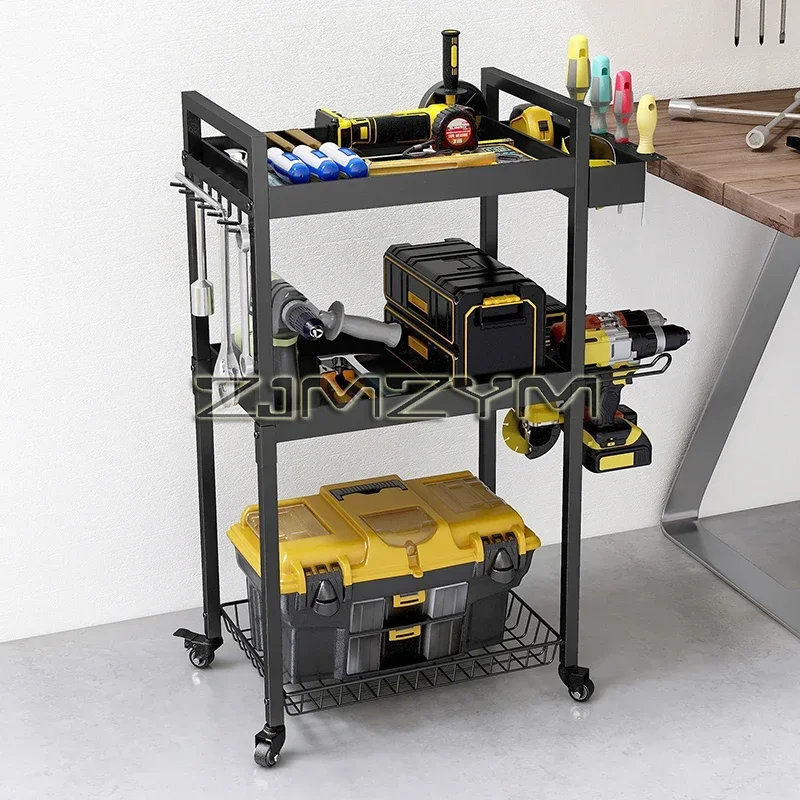 3 Layers Tool Cart Hand Maintenance Storage Rack,Movable Multifunctional Toolbox For Staoraging The Tools