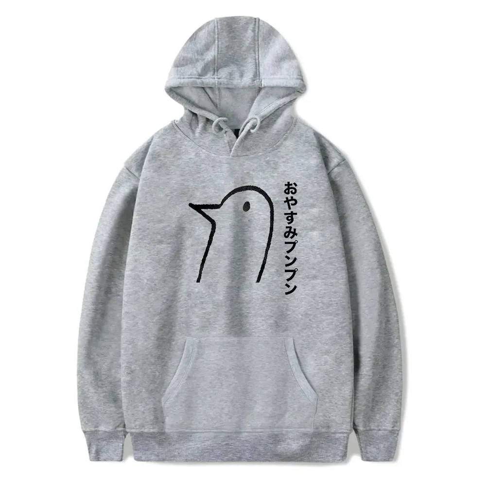 Oyasumi-punun Hoodie para homens e mulheres, pulôver de manga comprida 2024